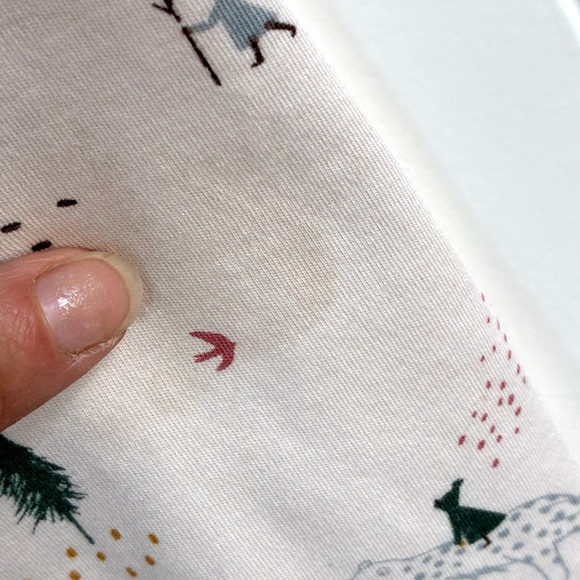 Red Caribou Pima Cotton Forest Print Leggings - Picture 9 of 11